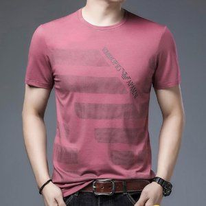 Light luxury high-end brand men's short sleeve summer business leisure quick dry